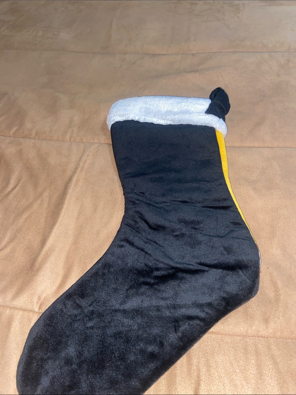 Pittsburgh Steelers Holiday Stocking - Black & Gold - Picture 2 of 2